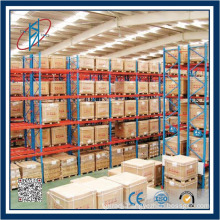 Heavy duty adjustable warehouse pallet racking system